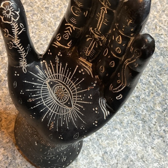 Home Decoration Hand Hamsa Evil Eye Decor Astrology Spiritual Art Sculpture Home - Picture 5 of 9